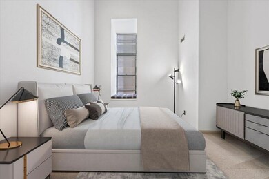 Bedroom with Tall Ceiling