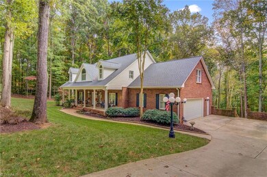 Covered Front Porch is perfect for rocking chairs!