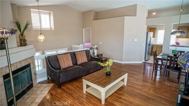 Living room looking toward master & kitchen