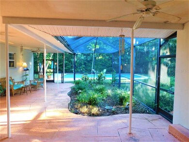 Huge lanai is entertainment central!  Perfect for dinner parties, holiday get togethers and exercise routines.