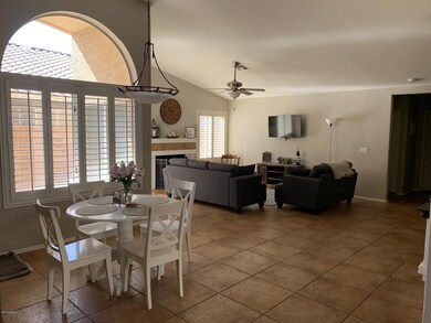 Looking from kitchen