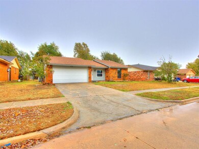 Single story home featuring a garage