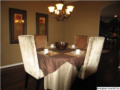 The formal dining room