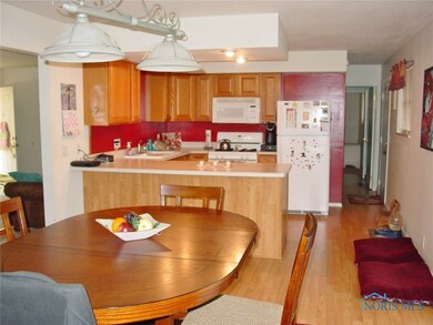 Open Kitchen and Dining Area