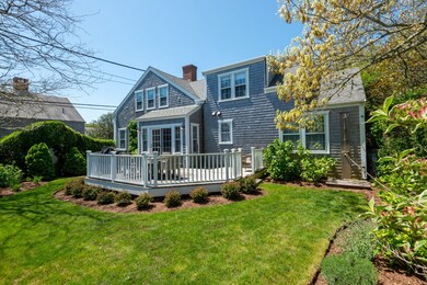 Deck, Outdoor Shower & Perennial Garden