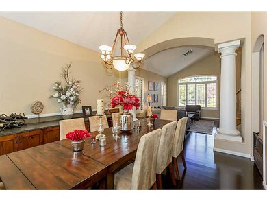 Property Photo. Formal dinning room with premium h