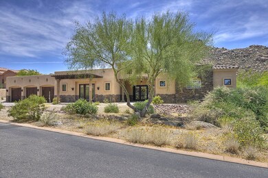 Front View of Home from Desert Troon Ln