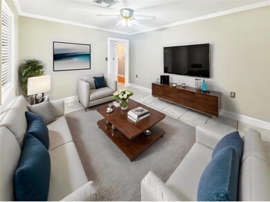 Virtually Staged Living Room