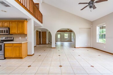 GREAT SPACE large FARM TABLE situated next to kitc