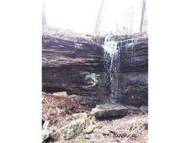 Land. Seasonal water fall