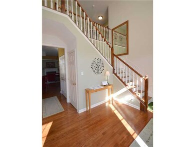 Entry/Foyer. Soaring two story foyer with hardwood