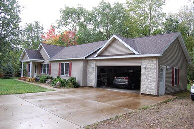 Concrete driveway