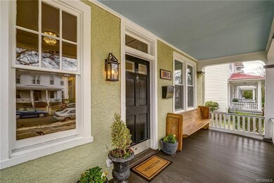 Rebuilt and freshly painted this front porch is what makes living in Northside so fantastic!