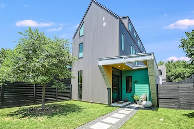View of contemporary house