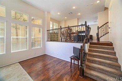 Split level Living room and Dining area