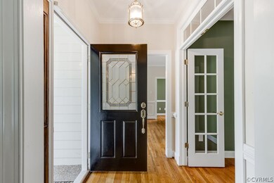 Foyer and adjoining rooms have wonderful flow