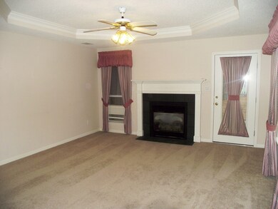 Great Room Has Nice Fireplace