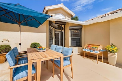 View of patio / terrace featuring outdoor dining area