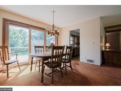 Spacious formal dining room features an over-sized