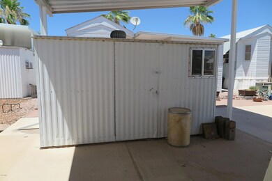 Exterior shed view