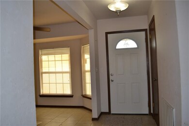 Front door from inside