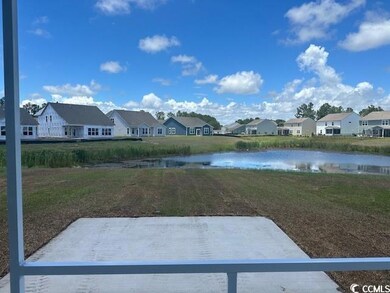 View of yard featuring a water view