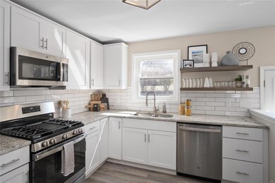New cabinets, countertops, and stainless steel app