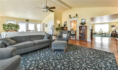 French Doors to the Patio, a Partial Bathroom and 