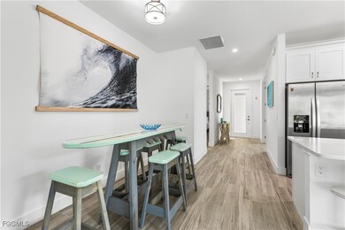 Fun surf board dining table!