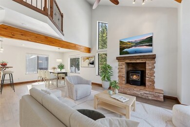 Photo has been virtually staged. Open concept livi