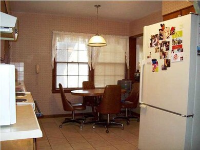 Kitchen area showing eating space