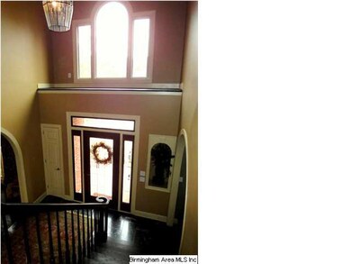 2-story foyer with loads of light.