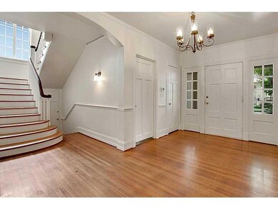 Foyer. This home has a very gracious front hall.