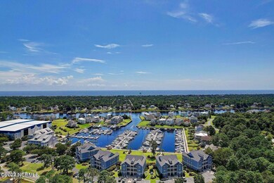 St James Marina drone to ocean
