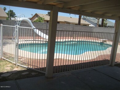 Fenced pool