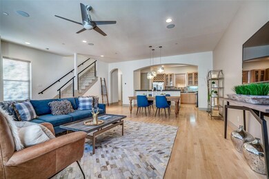 The gorgeous 2nd floor living area enjoys abundant