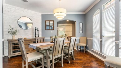 Dining area with a healthy amount of sunlight, dar