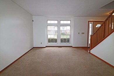 Living Room with box bay window