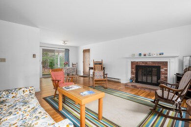 Open living/dining area