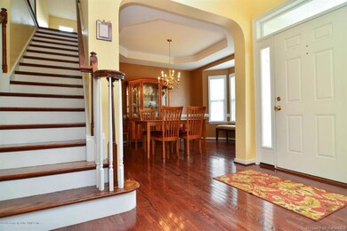 Foyer and dining room