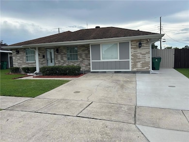 Front view of house.