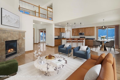 staged - living into dining