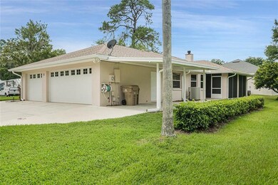 2 car side facing garage plus golf cart garage. (Golf Cart Community)