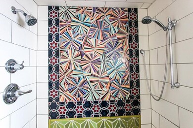 HUGE WALK-IN TILE SHOWER