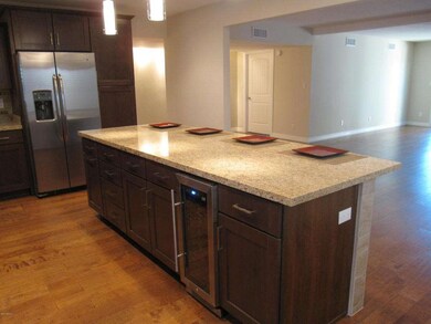 Kitchen with Built-in Wine Cooler