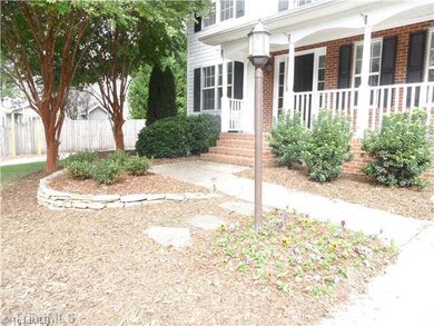 Exterior Front. The rocking chair front porch is a perfect place to unwind and soak in the neighborhood.