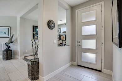 Frosted Glass Front Door