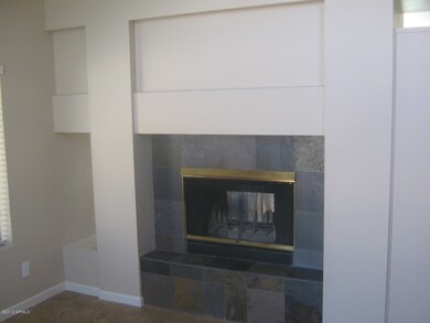 Fireplace in living room