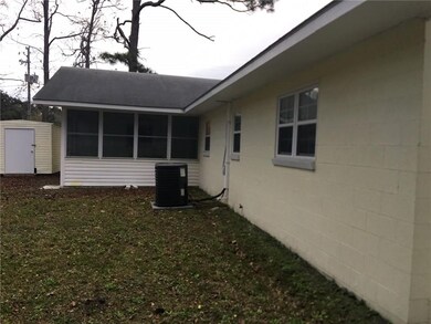rear of back yard looking north