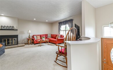Freshly painted, light and bright living room